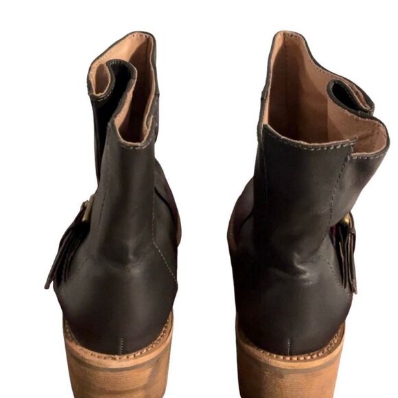 Brown J. Jill Larissa Buckle Ankle Boots NEW - Picture 3 of 4